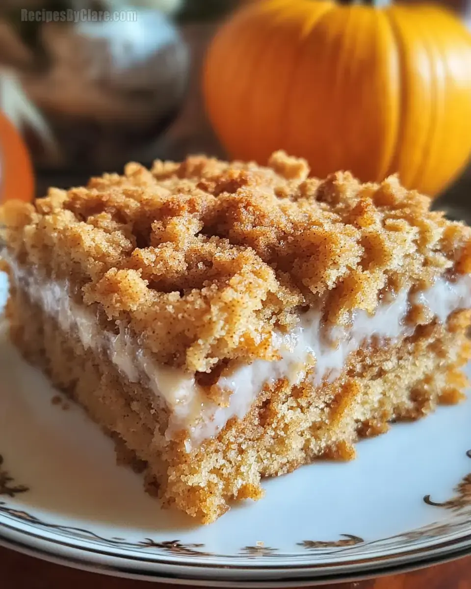 Pumpkin Spice Crumb Cake