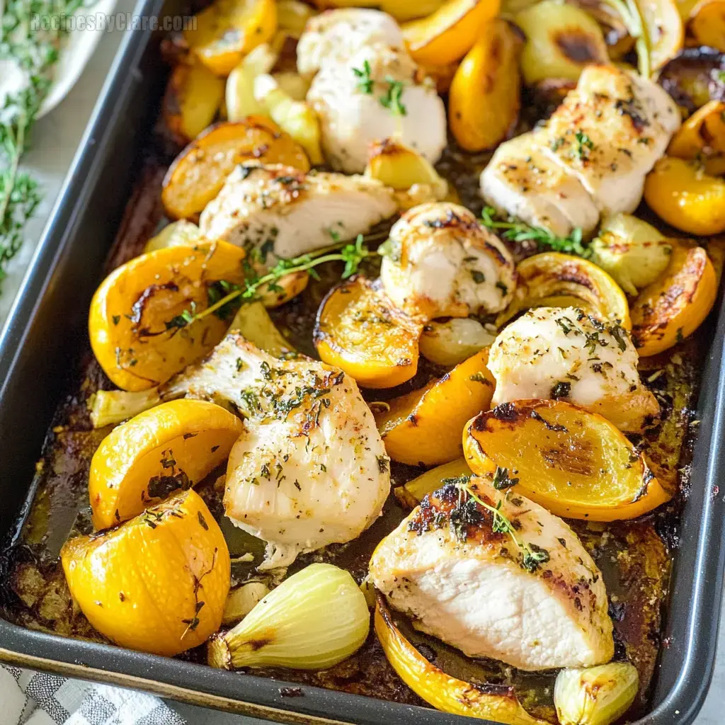 Maple Ginger Chicken Traybake