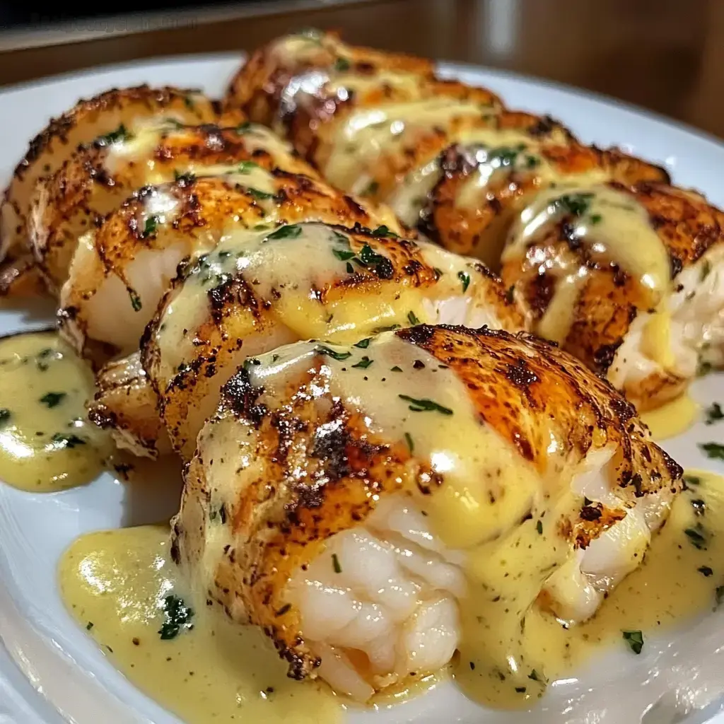 Creamy Garlic Butter Lobster Tails