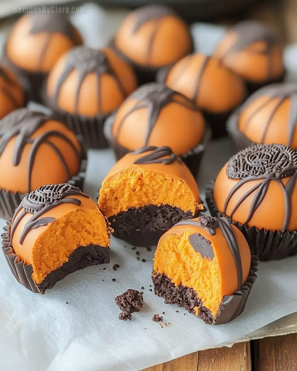 Pumpkin Oreo Balls