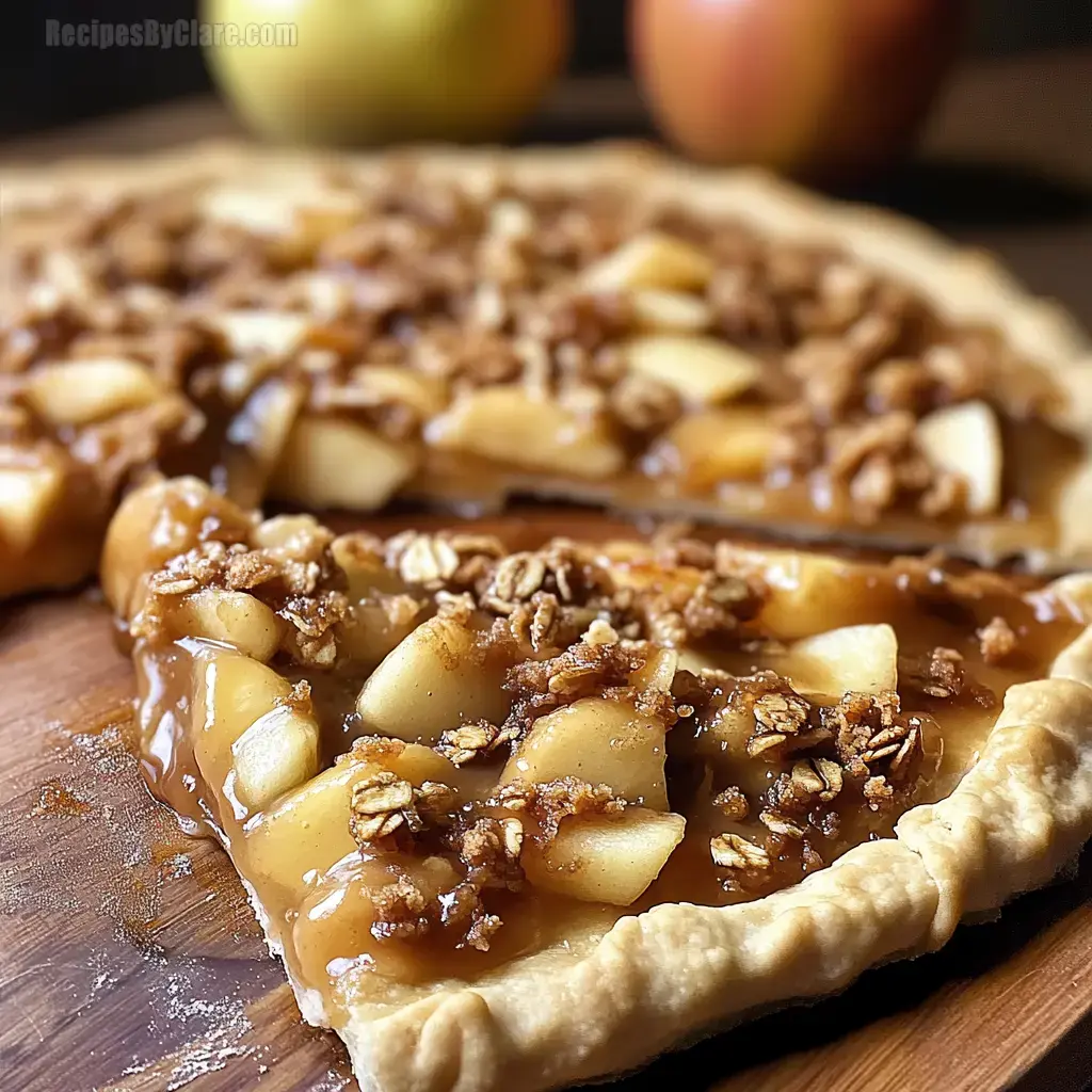 Apple Crisp Pizza