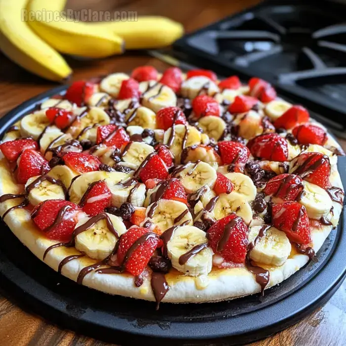 Banana Split Fruit Pizza