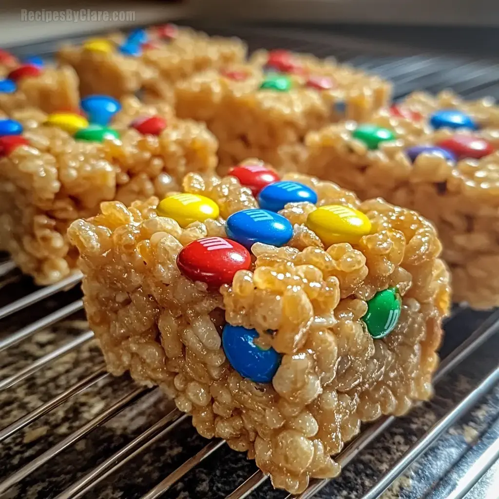 M&M's Rice Krispie Treats