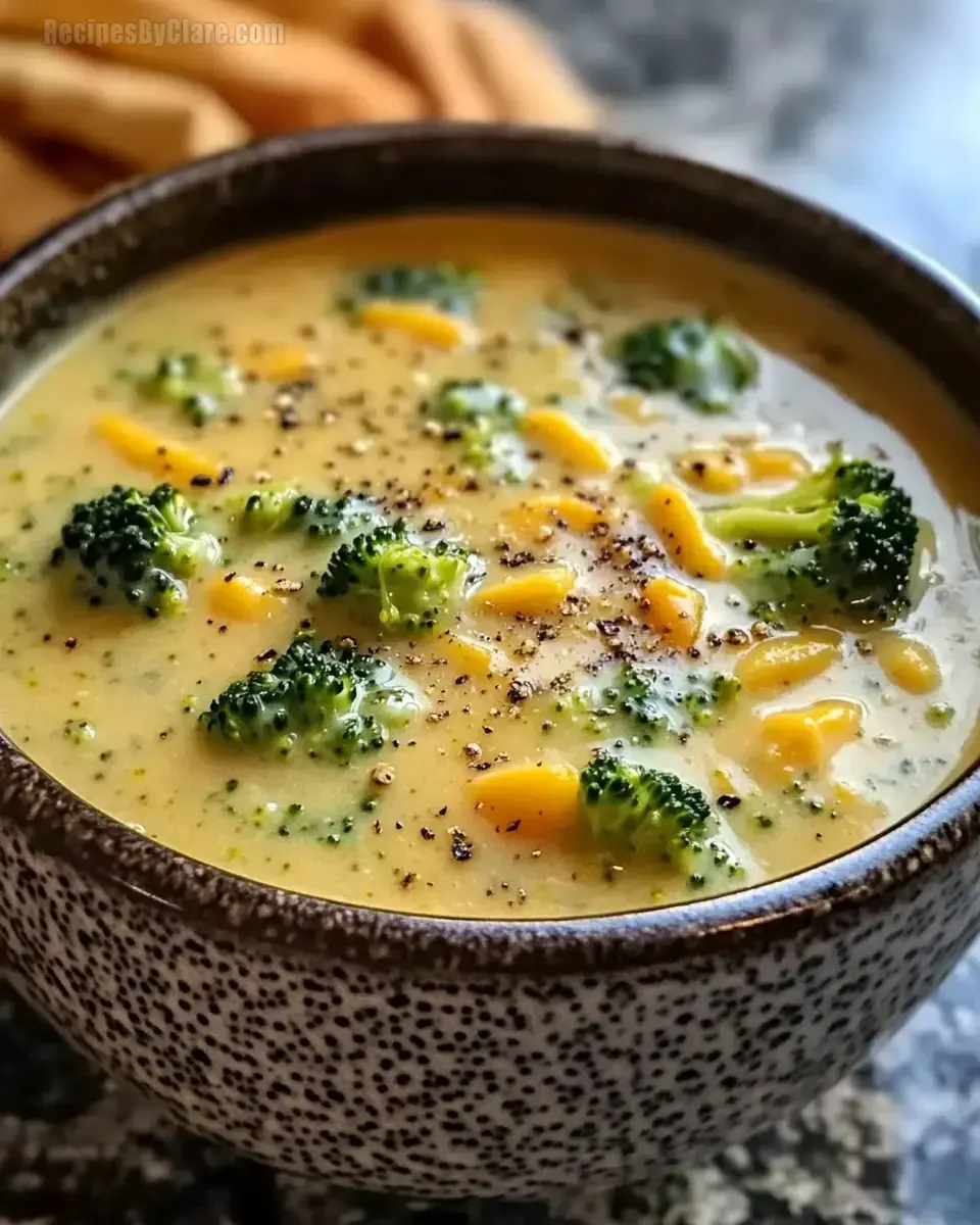 Panera-Style Broccoli Cheese Soup