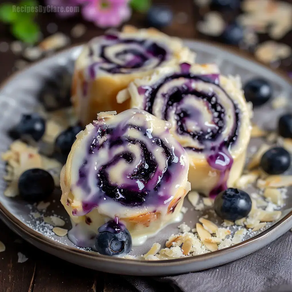 Blueberry Cheesecake Rolls