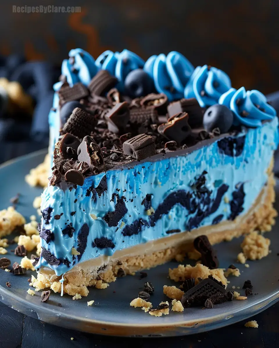 Cookie Monster Cheesecake