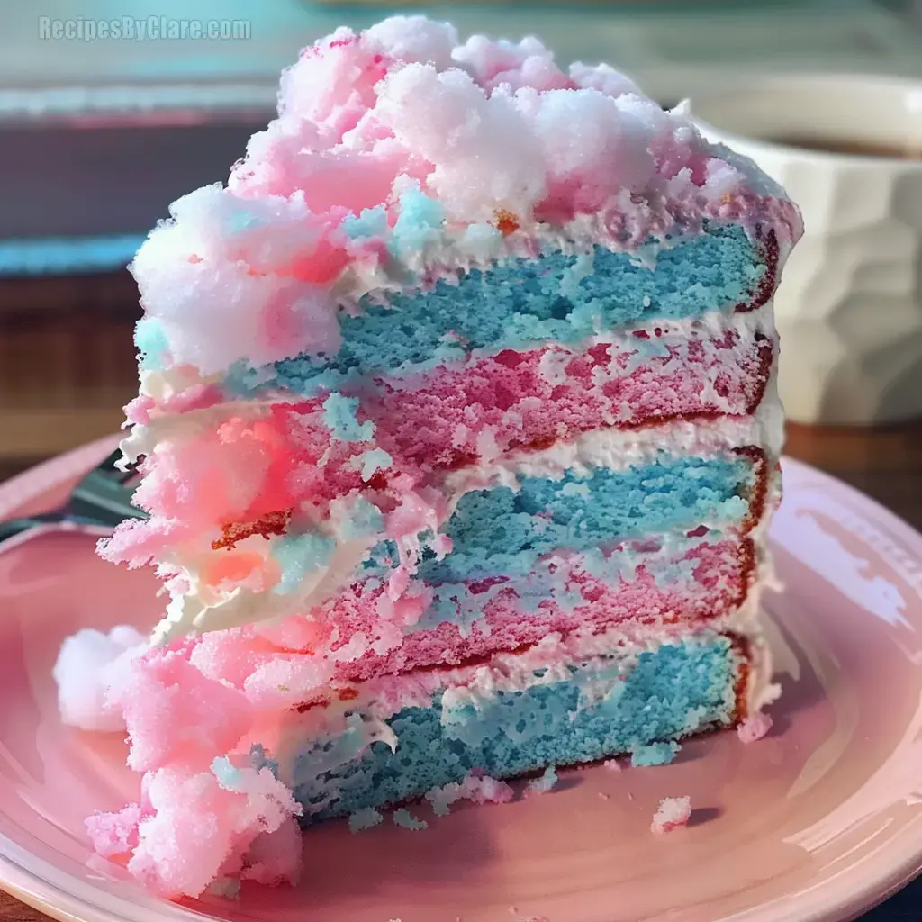 Cotton Candy Cake