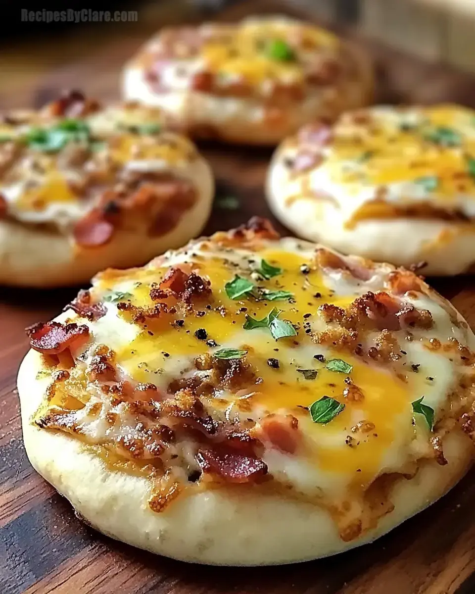 English Muffin Breakfast Pizza