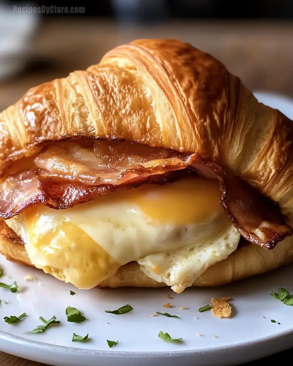 Croissant Breakfast Sandwich