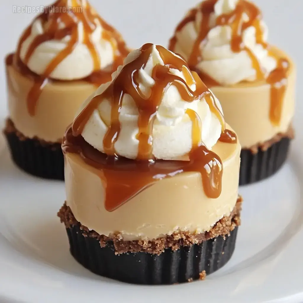 Mini Caramel Cheesecakes