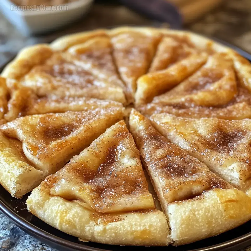 Cinnamon-Sugar Pizza with Crescent Rolls