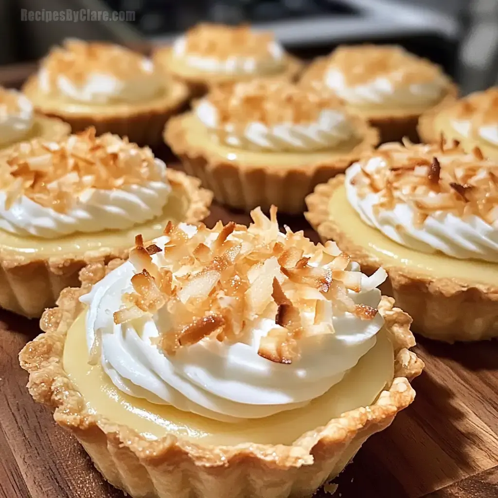 Mini Coconut Cream Pies