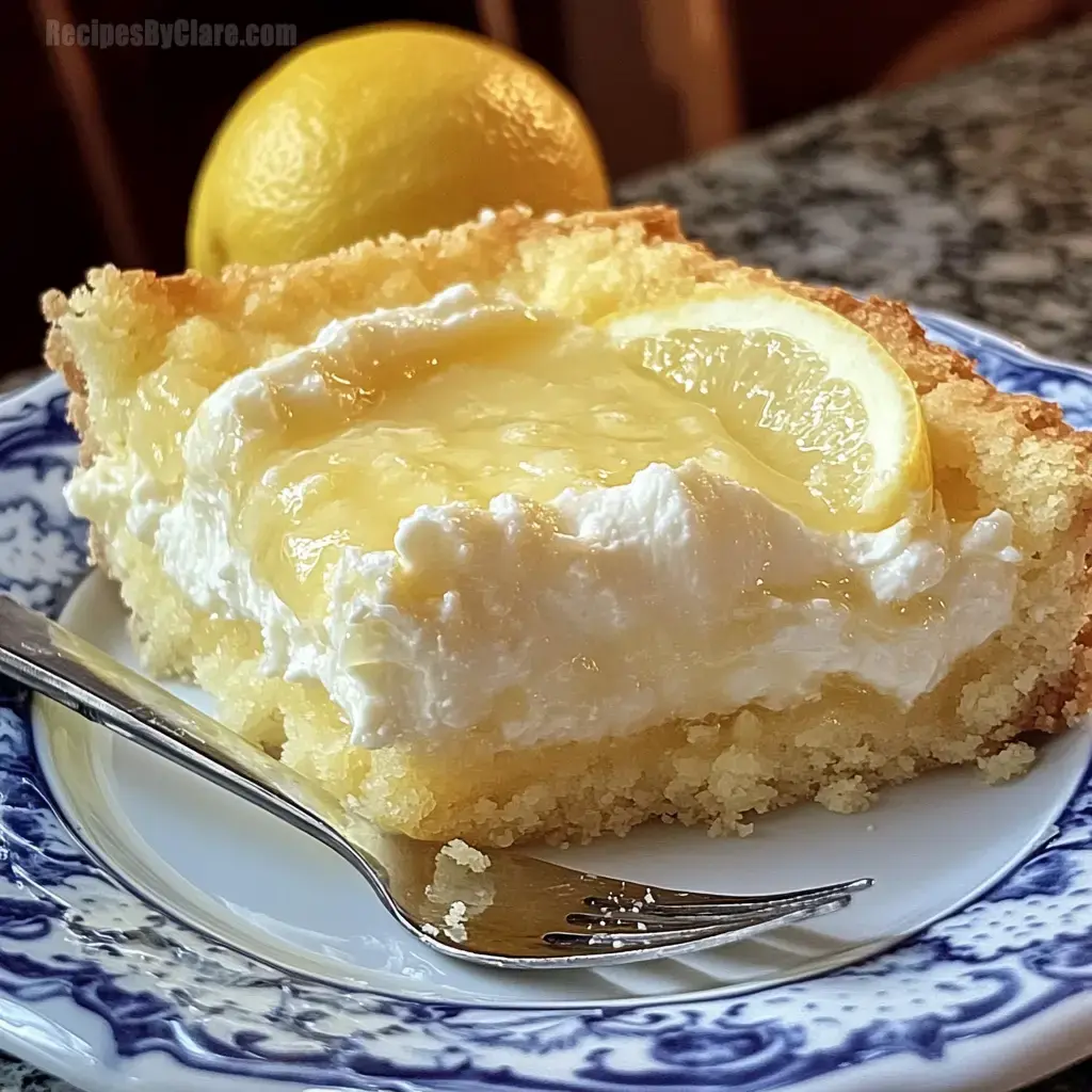 4-Ingredient Lemon Cream Cheese Dump Cake