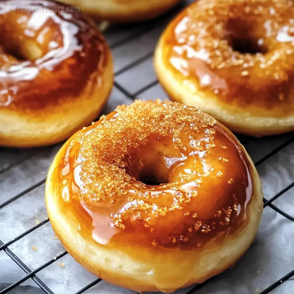 Baked Creme Brulee Donuts