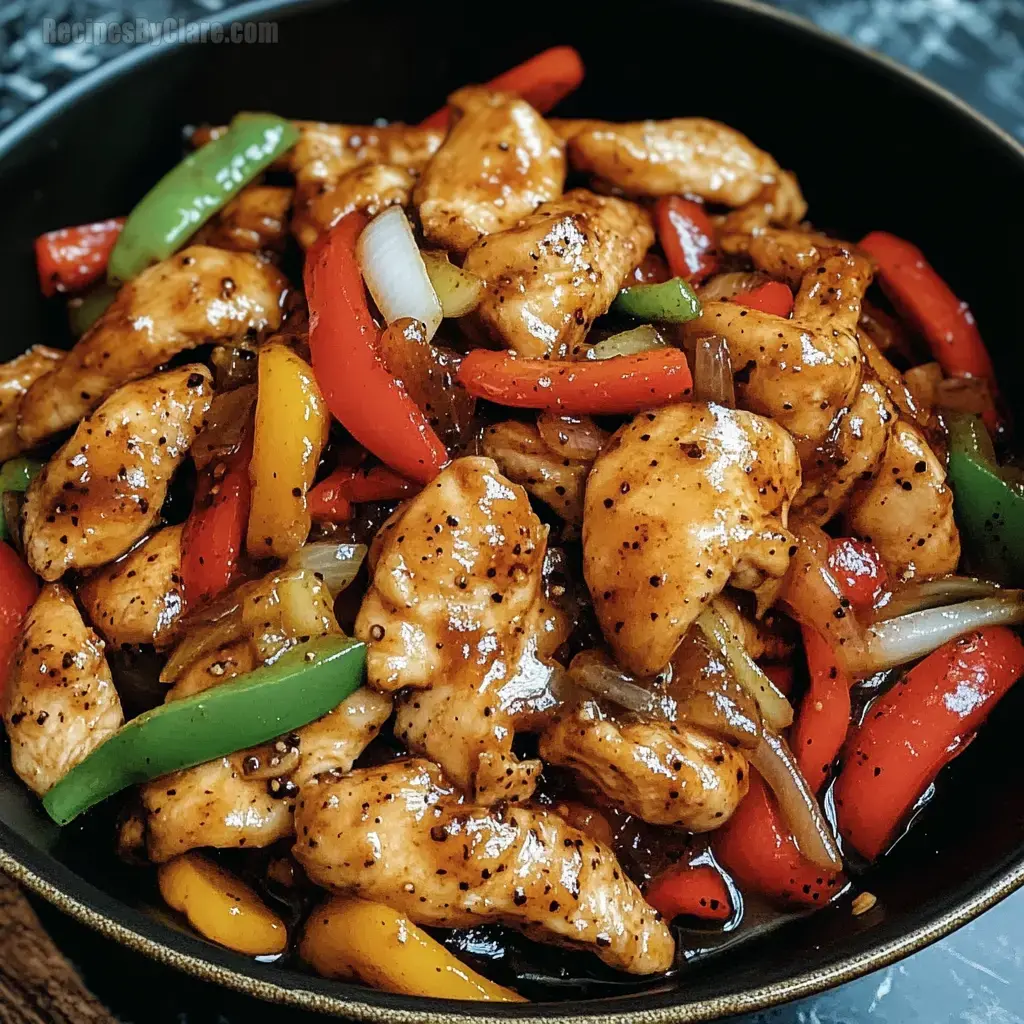 Black Pepper Chicken