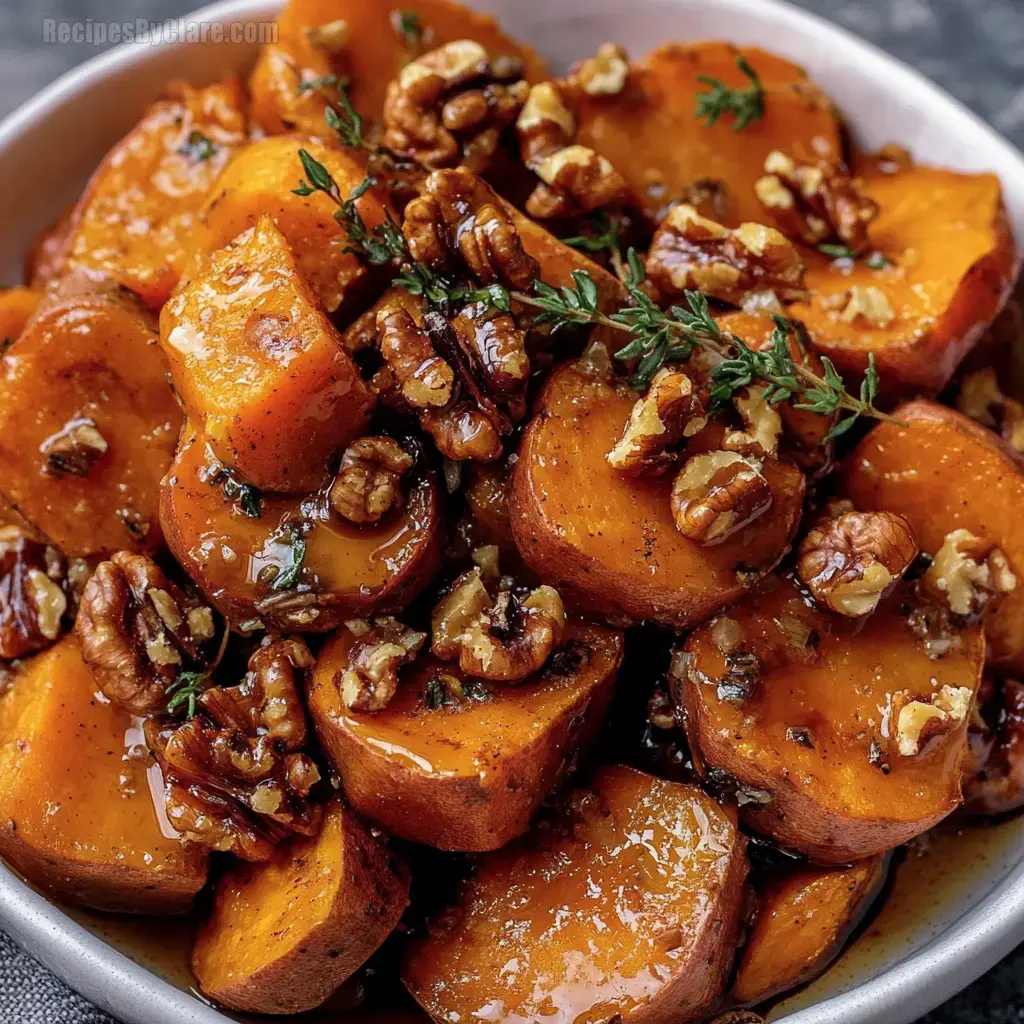 Cinnamon Maple Roasted Sweet Potatoes