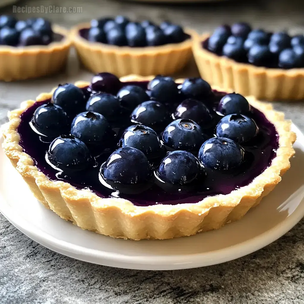 Blueberry Ganache Tart