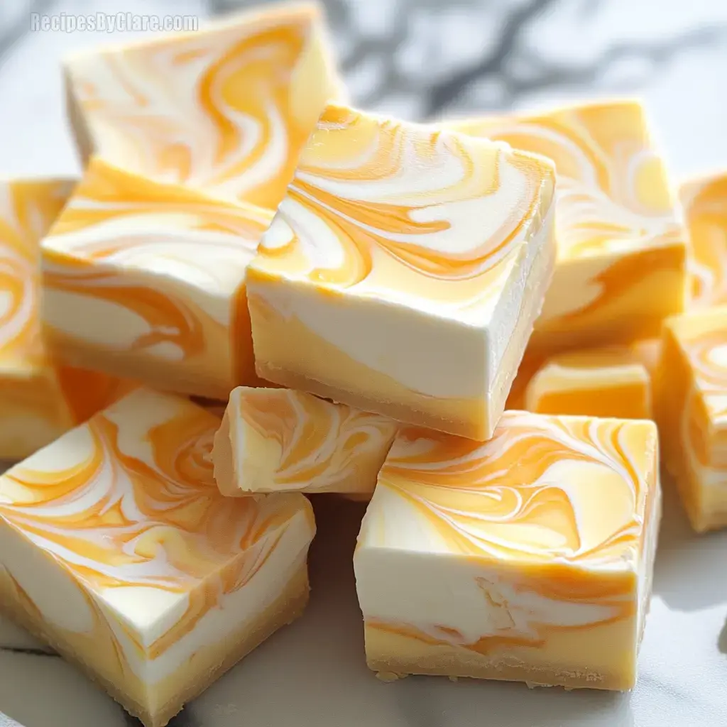 Orange Dreamsicle Fudge