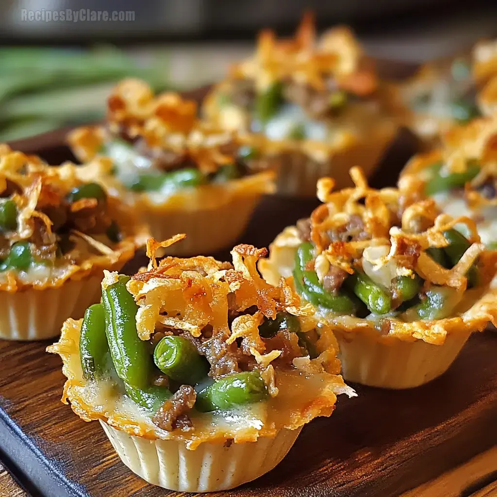 Green Bean Casserole Cups