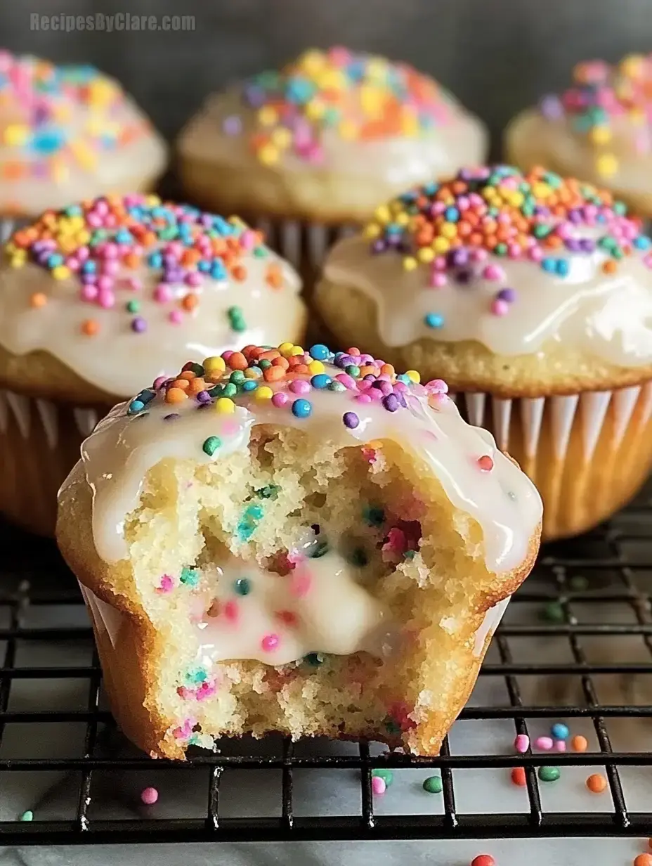 Funfetti Cheesecake Muffins