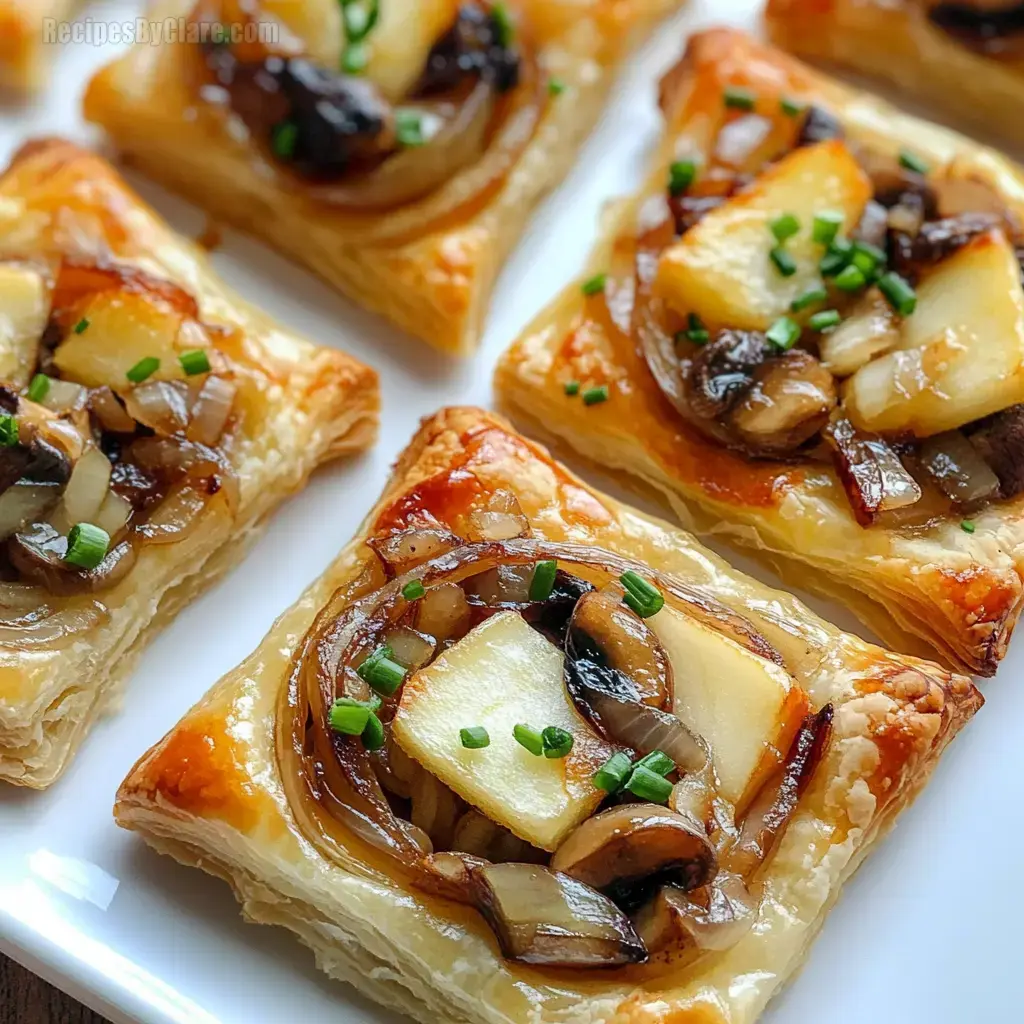 Caramelized Onion, Mushroom, Apple & Gruyère Bites