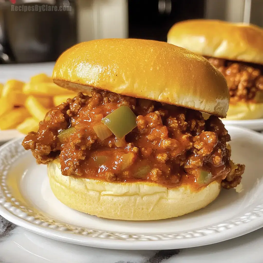 Best Ever Homemade Sloppy Joes