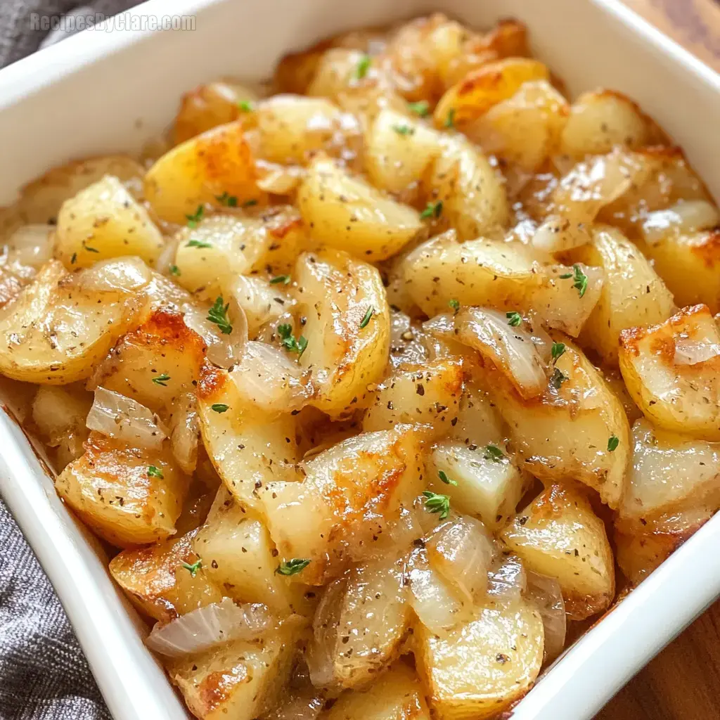 French Onion Potatoes