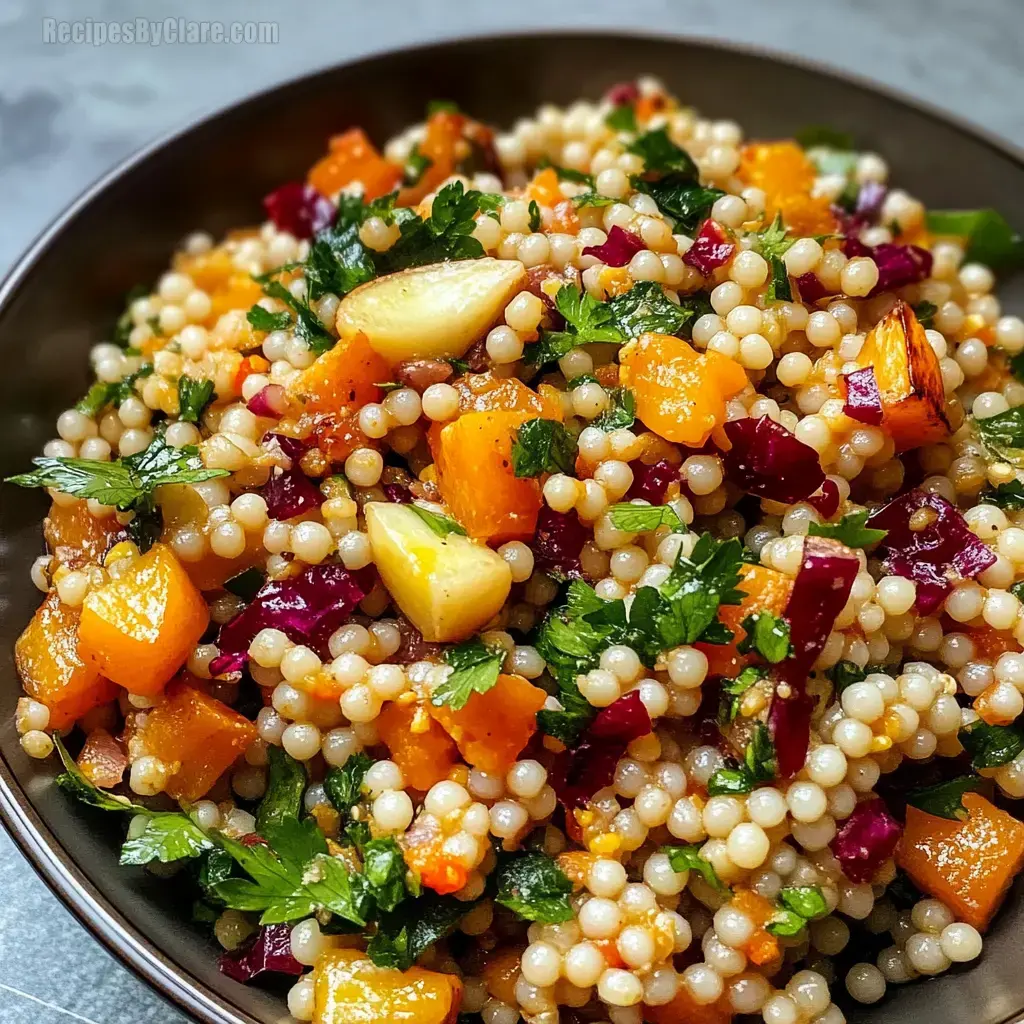 Autumn Pearl Couscous Salad