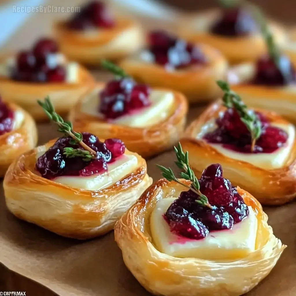 Cranberry Brie Bites