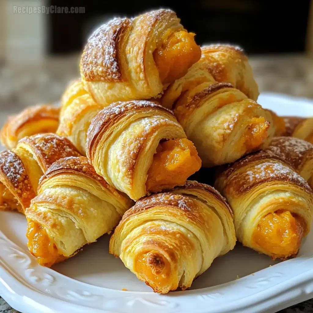 Mini Pumpkin Pie Crescent Rolls