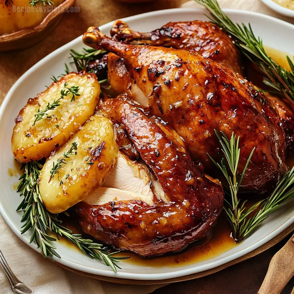 Maple-Butter-Glazed Turkey