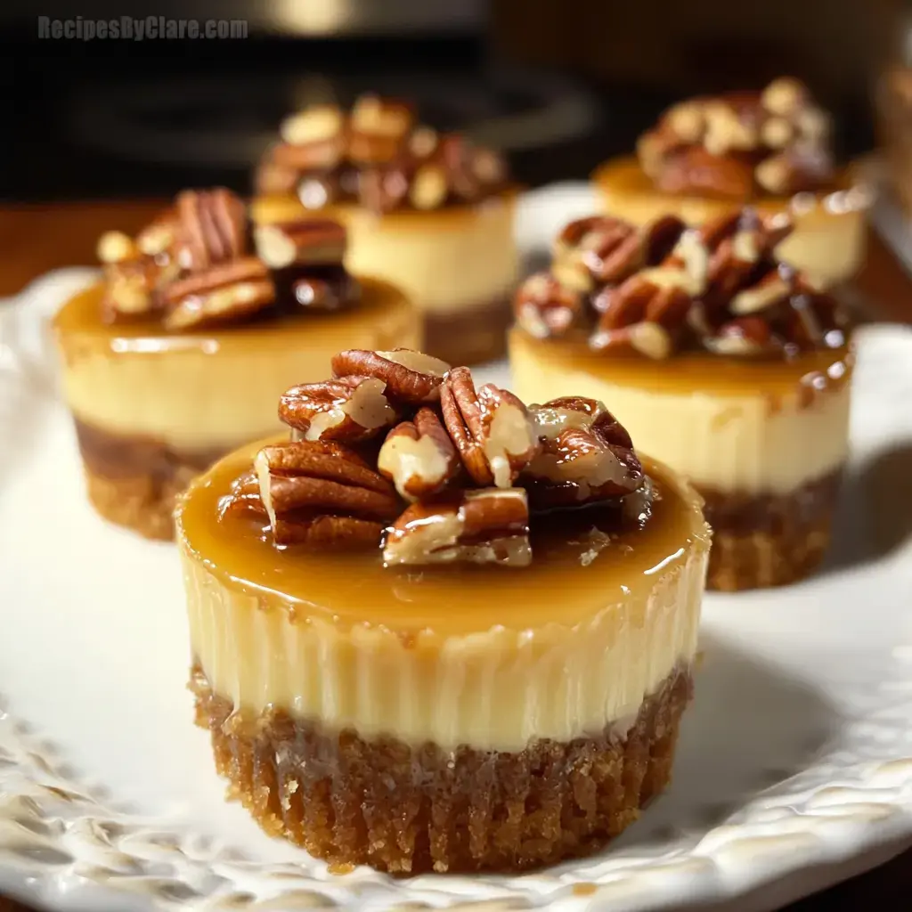 Mini Pecan Pie Cheesecakes