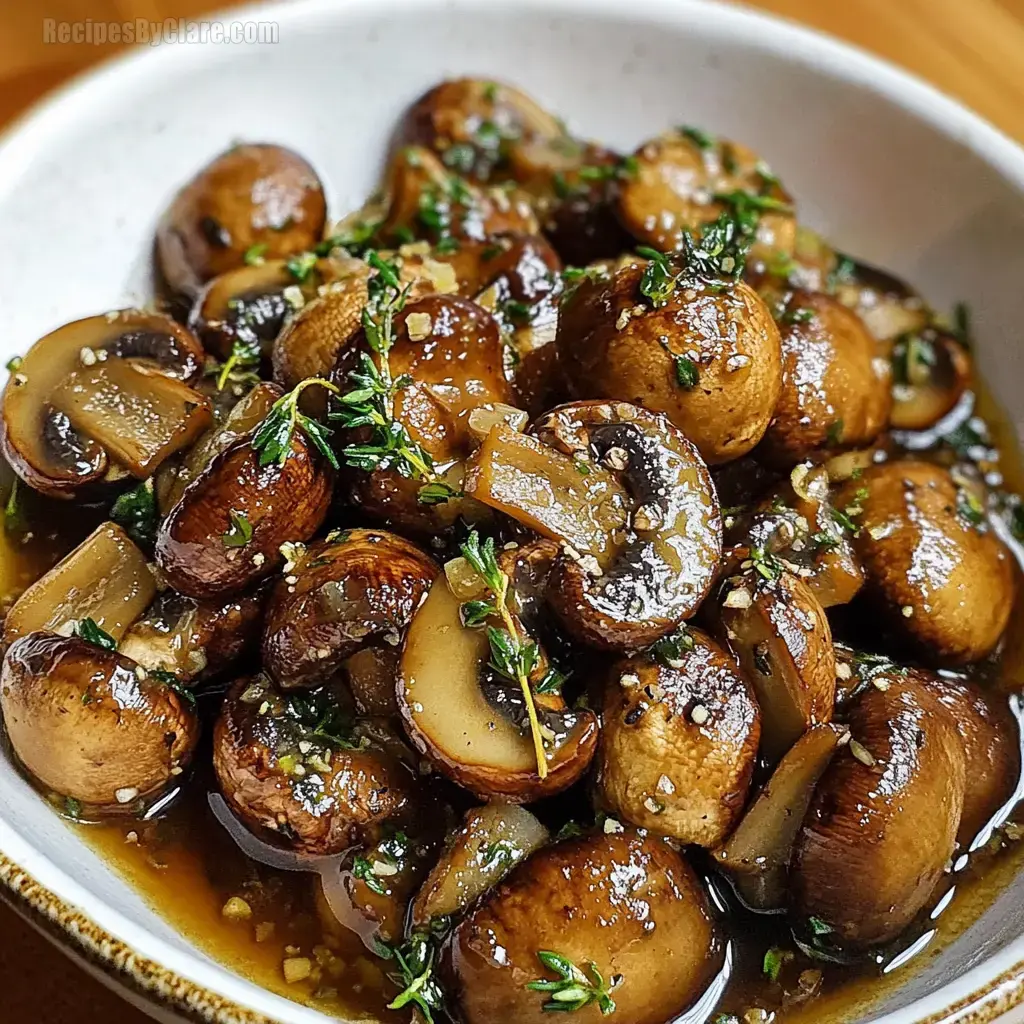 Roasted Mushrooms in Browned Butter