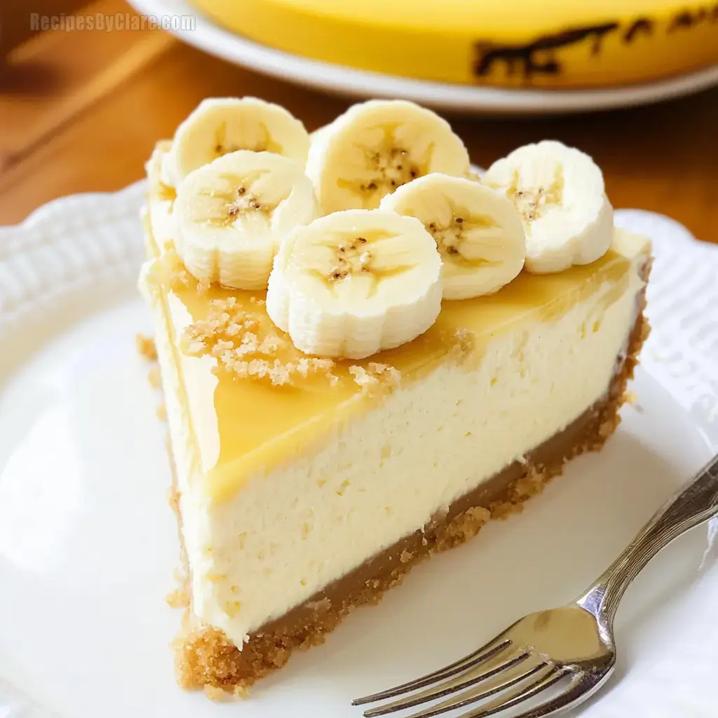 Banana Cream Cheesecake Bliss