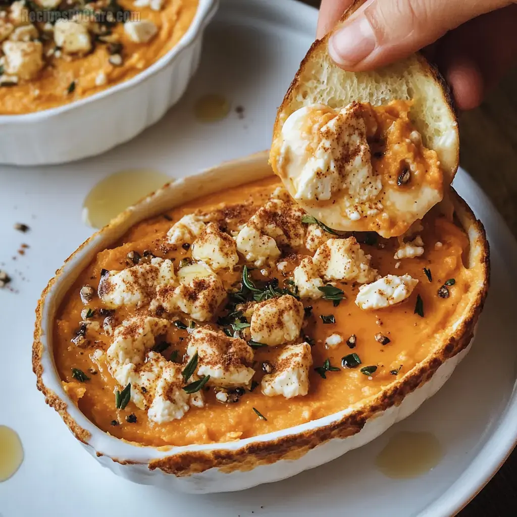 Pumpkin Whipped Feta Dip