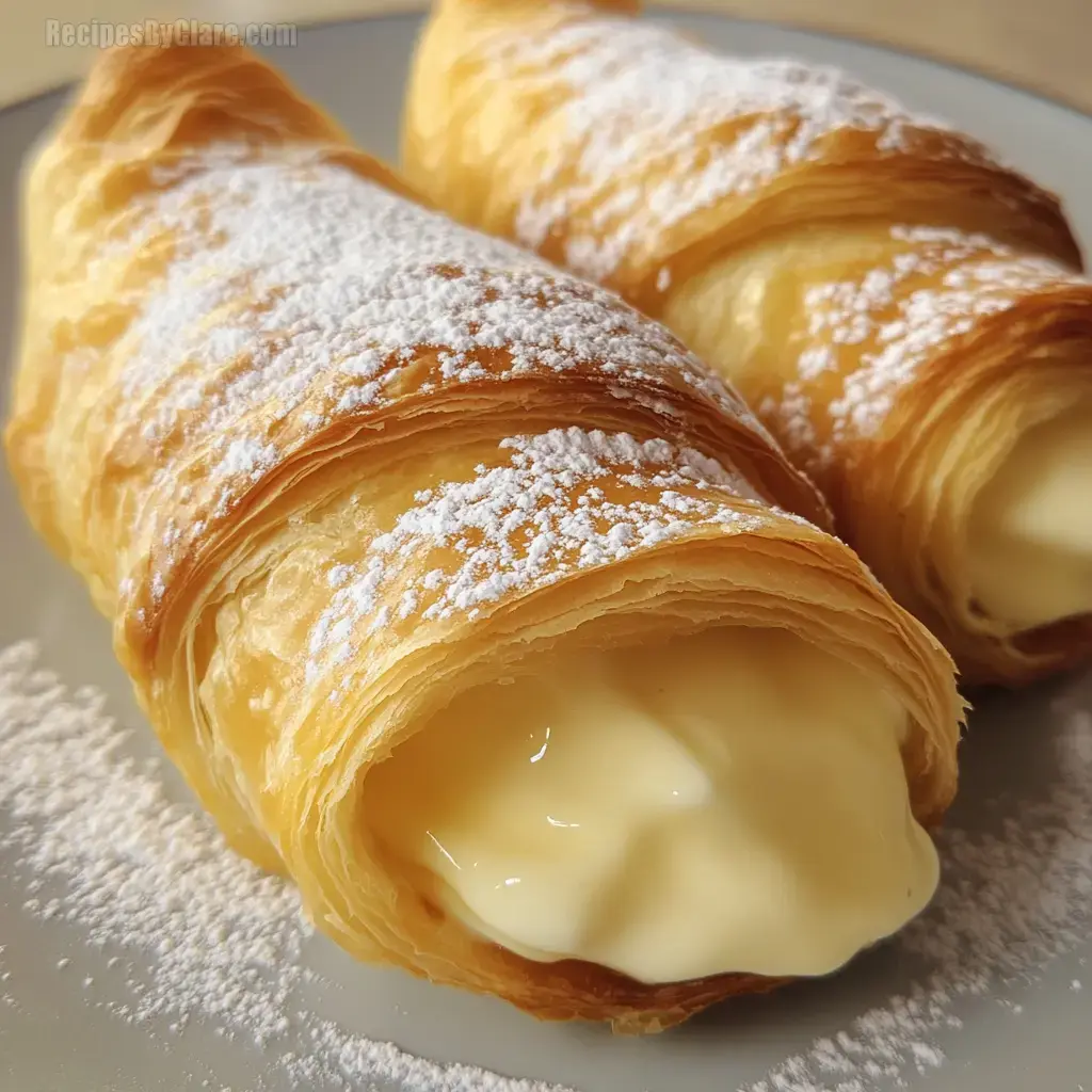 Italian Cream Stuffed Cannoncini