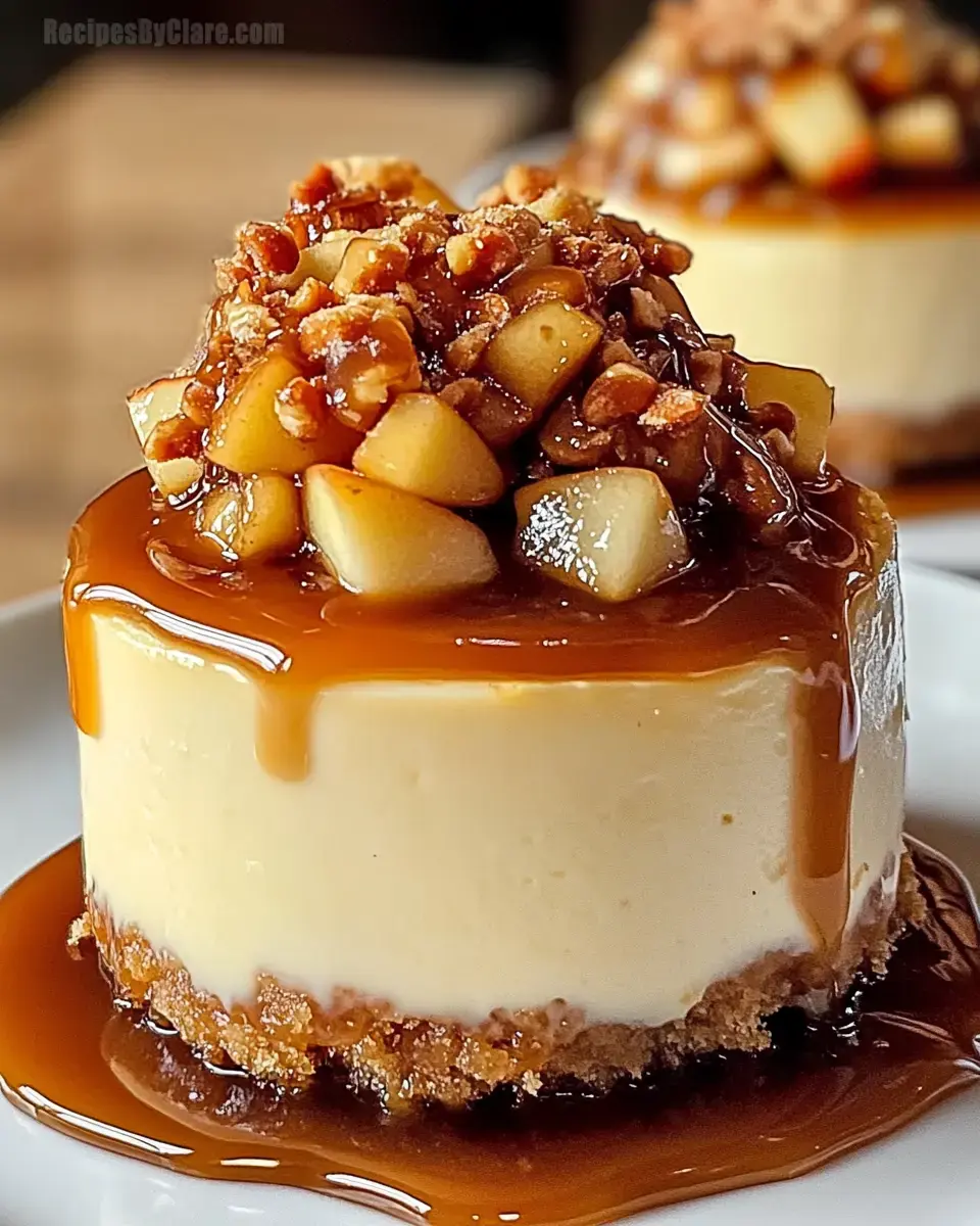 Easy Caramel Apple Cheesecake