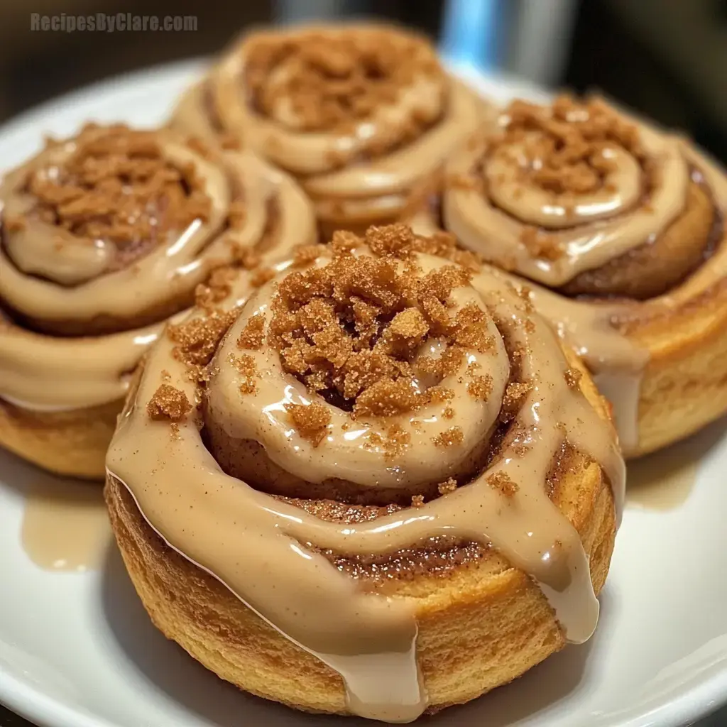 Biscoff Cookie Butter Cinnamon Rolls