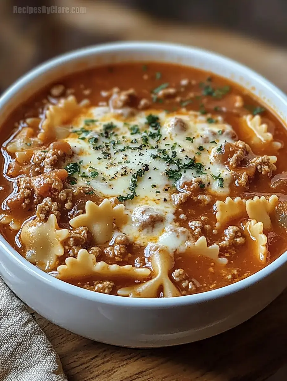 Lasagna Soup