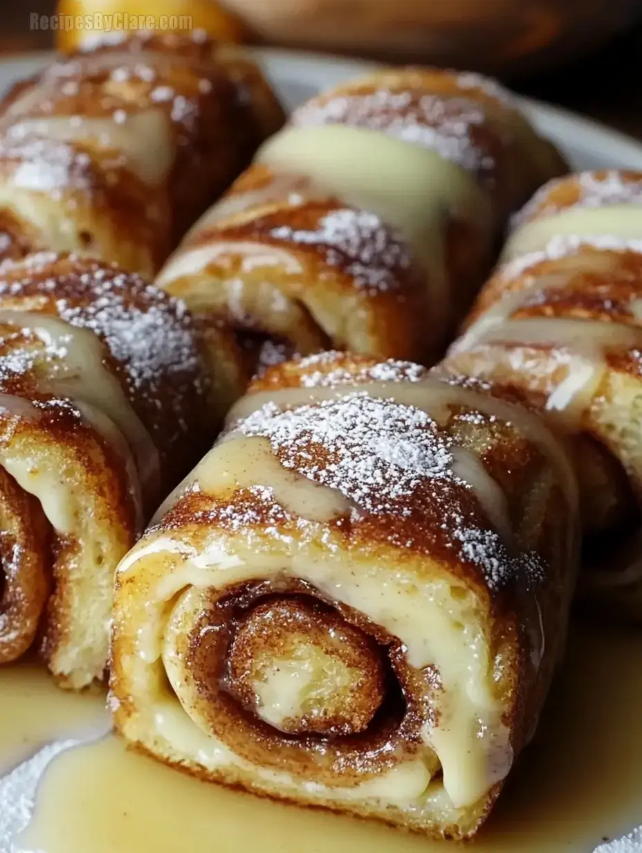 Ultimate Fall Cinnamon Roll French Toast Roll-Ups