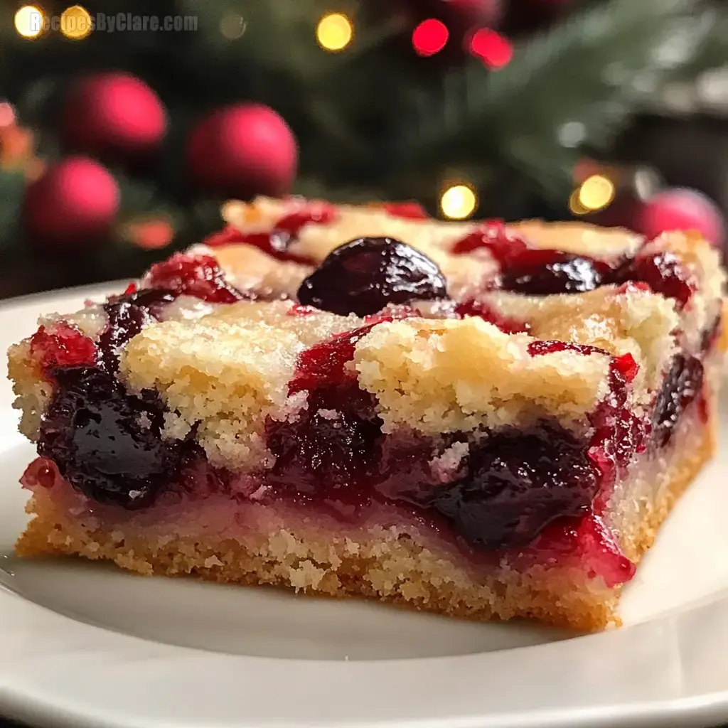 Christmas Cherry Bars