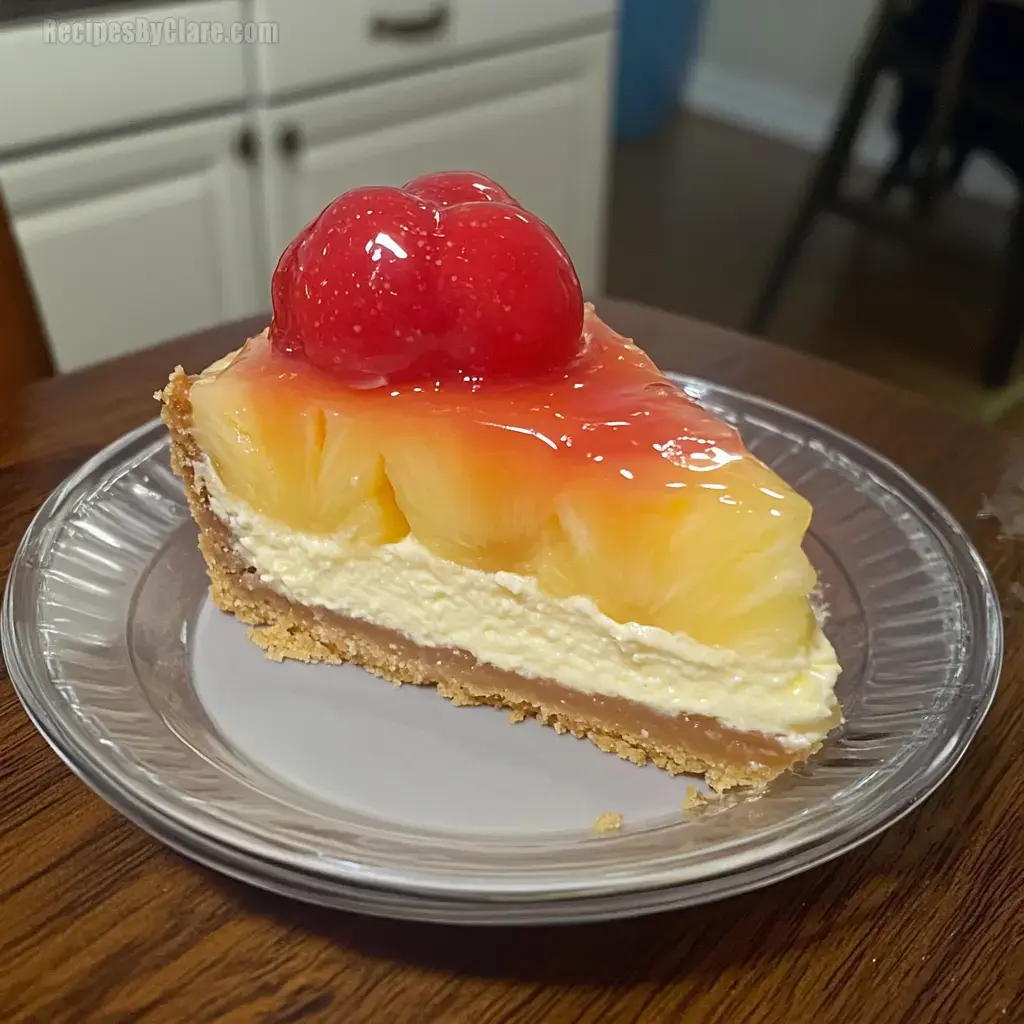 Pineapple Upside-down Cheesecake