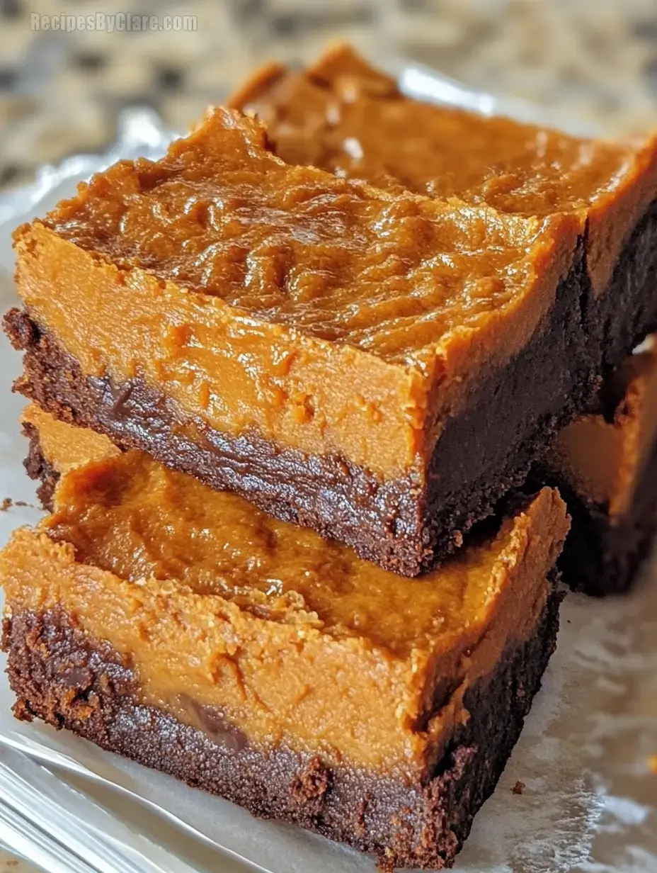 Sweet Potato Pie Brownies