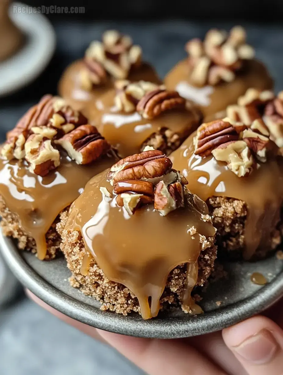 Extra Pecan Caramel Bites