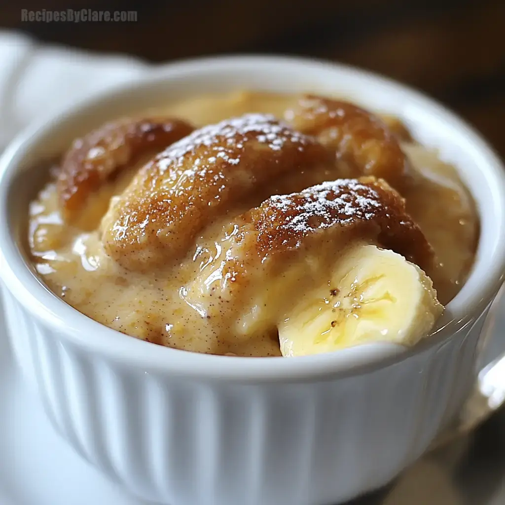 Delicious Banana Malva Pudding