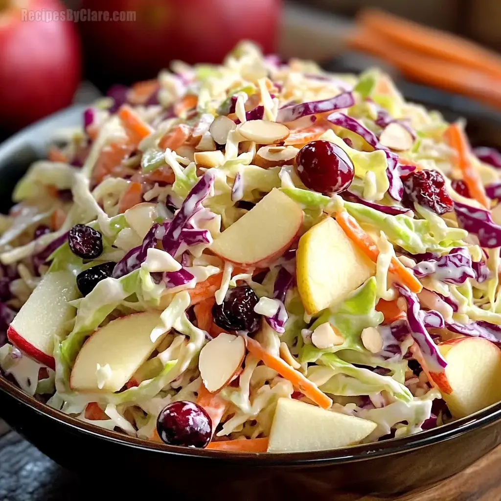 Apple Cranberry Coleslaw