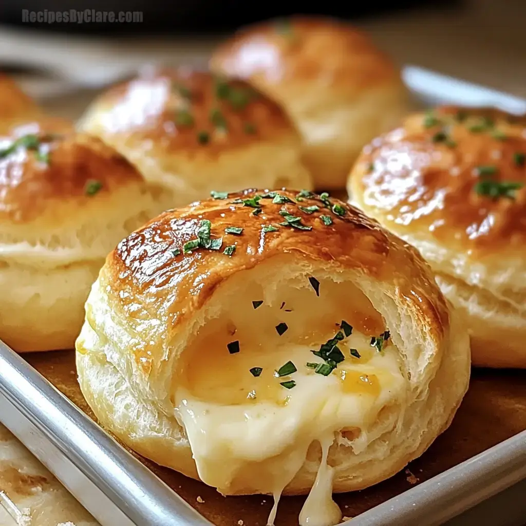 Pillsbury Biscuit Garlic Butter Cheese Bombs