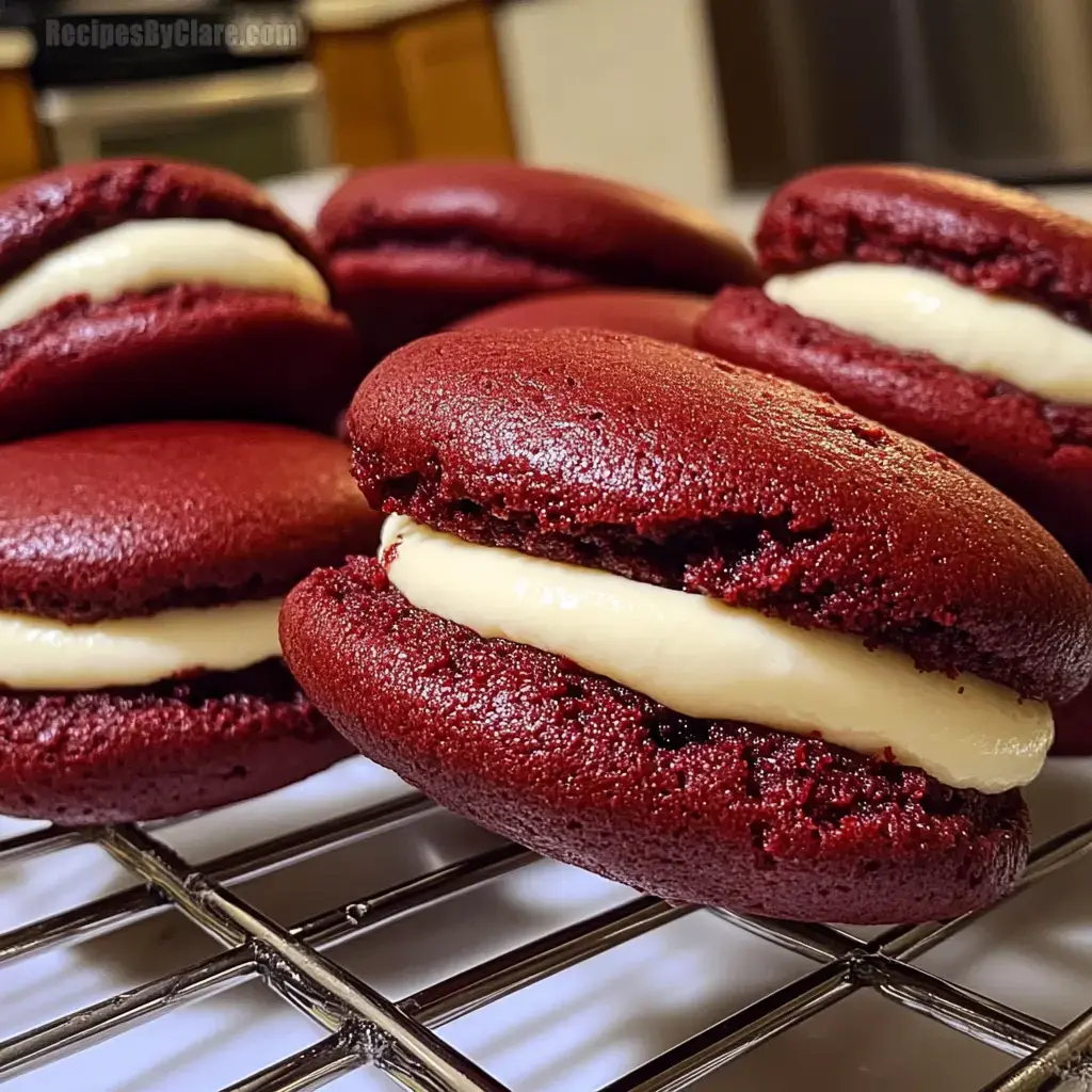 Red Velvet Whoopie Pies