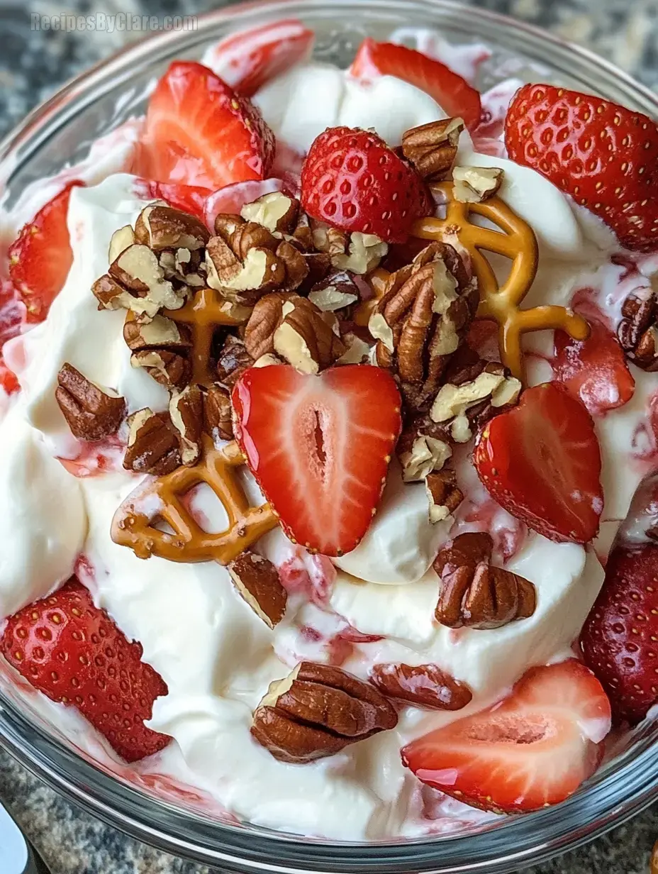 Strawberry Toffee Dessert Salad