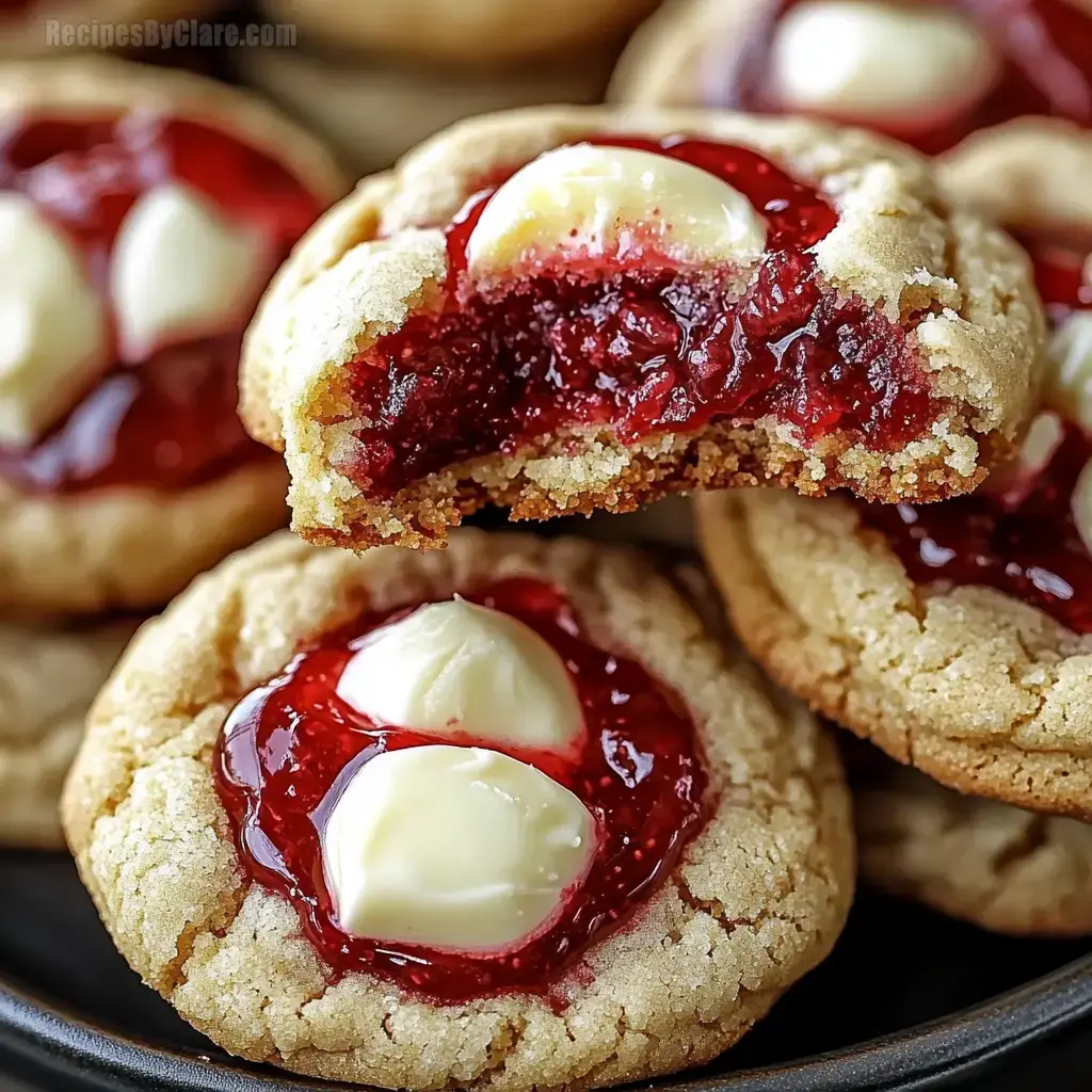 Irresistible Strawberry Cheesecake Cookies